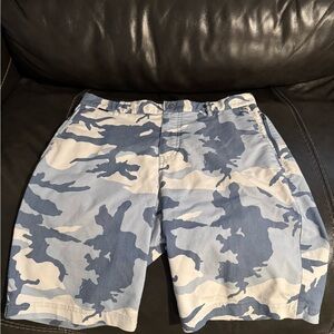 Nike Men's Blue Camo Golf Shorts